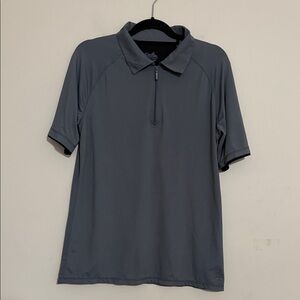 Skin Black Sunwear polo shirt mens L casual performance Hiking camp button down